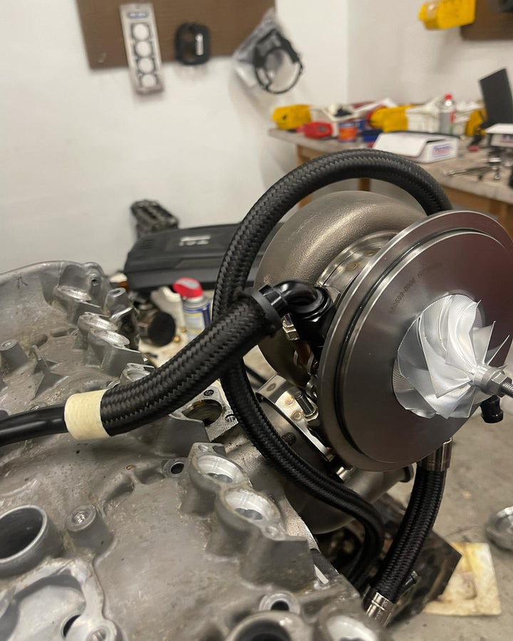 A2B Motorsport 4Cyl MQB Garrett G-Series Externally Gated Turbo Kit