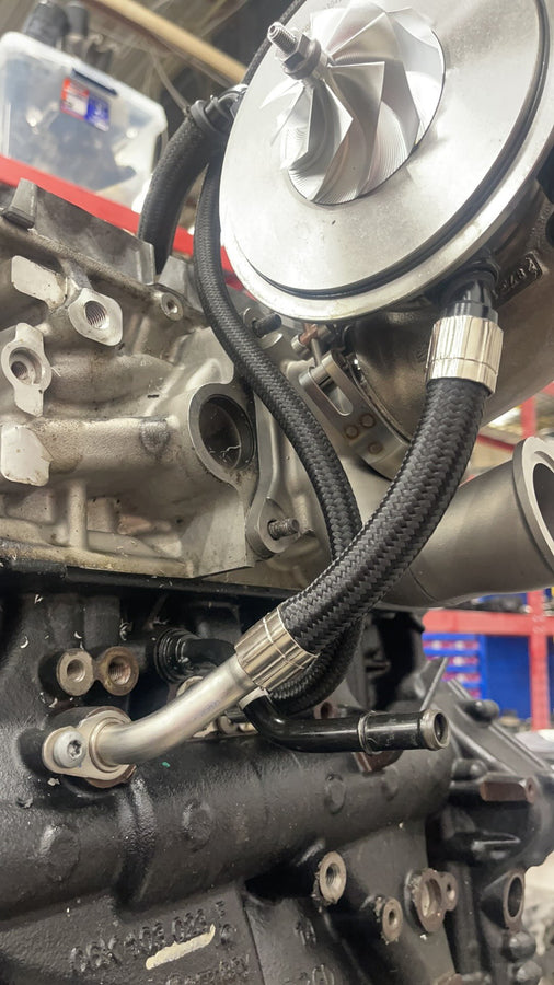 A2B Motorsport 4Cyl MQB Garrett G-Series Externally Gated Turbo Kit